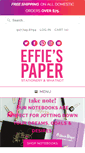 Mobile Screenshot of effiespaper.com